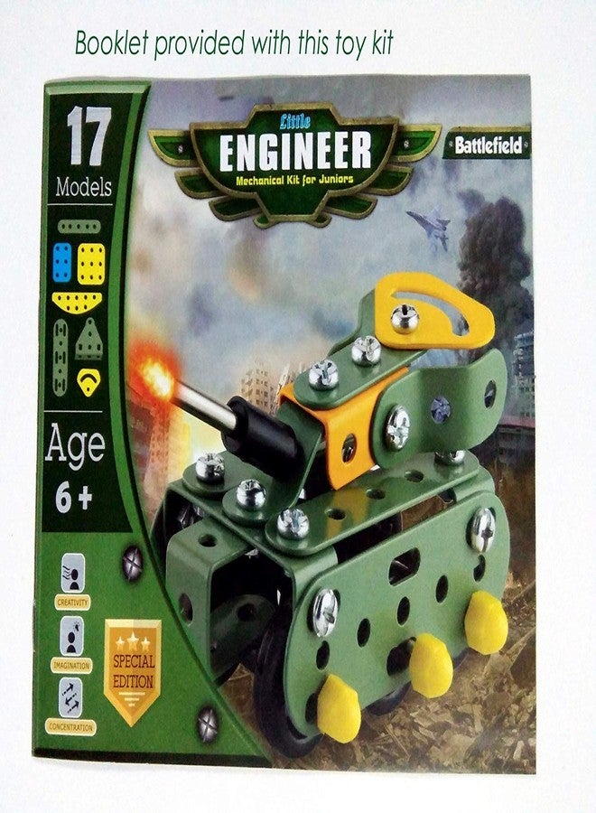 Nabhya Little Engineer Mechanical kit for Juniors - Build Your own Battlefield Vehicles - Building Construction Engineering Toys for Kids(Age 5 to 12)- Multi Color - Image 3